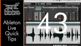 Ableton Live Quick Tips: Automatically Create Warp Markers Left & Right Of A Transient