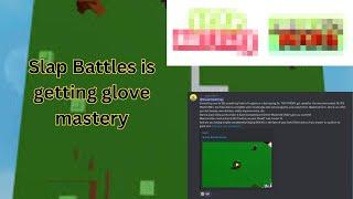 Slap Battles is getting glove mastery