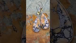 IVANA RUZZO Brand Designer Jasper Earrings #jasper #jewelry #rawstone #designerbrand #fashionbrand