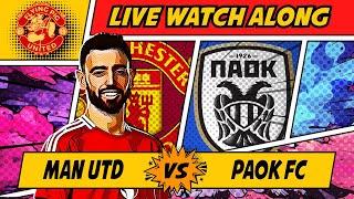 Manchester United VS PAOK FC 2-0 LIVE WATCH ALONG Europa League