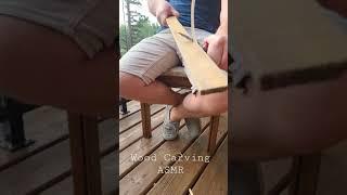 Wood Carving ASMR