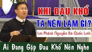 KHI ĐAU KHỔ TA NÊN LÀM GÌ? | Bài Giảng Ý Nghĩa Của Lm Phêrô Nguyễn Bá Quốc Linh