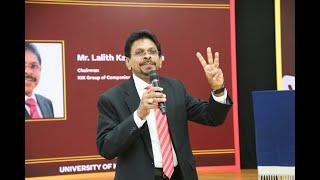 "Turning thoughts into things" - Keynote Speech by Mr. Lalith Kahatapitiya At Kelaniya University