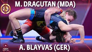 GOLD WW - 53 kg: M. DRAGUTAN (MDA) v. A. BLAYVAS (GER)