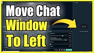 How to Move Chat Window to the LEFT side in StreamLabs OBS (Tutorial)