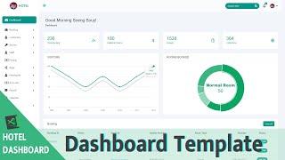 Demo Hotel admin dashboard template bootstrap 5