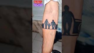 MomDad  Band  Design Tattoo (Vinay Tattoo Art.8905095620)#momdad #bandtattoo #shorts #youtubeshorts