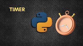 Simple Timer Using Python | Python Tutorial | #mrlazyprogrammer  #mr #python