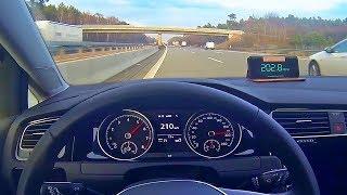 VW Golf 1.0 TSI 115HP Acceleration 0-200 Top Speed Test