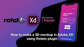 How to make a 3D mockup in Adobe XD using Rotato plugin