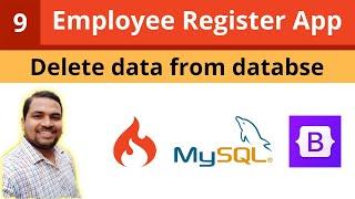 How to delete data in database with Codigniter 4 | Codeigniter Tutorial | Employee Register App