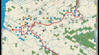 Thrilling final turns in France '40 - Rommel races to the sea! [France '40, GMT Games]