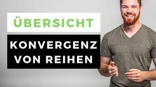 Konvergenz von Reihen Übersicht  | Bekannte Reihen, notwendiges Kriterium & Konvergenzkriterien