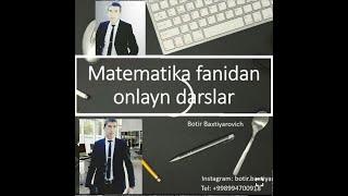 Matematika 1.1.32 Modulli ifodalar