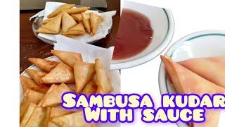 eto try niyo sambusa with sauce