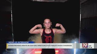 Father Gives Update '24 Girls Wrestling State Finalist Havah | Dec. 19, 2024 | News 19 at 9 a.m.