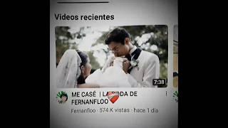 ¡¡¡SIUUUUUUUUUU FERNANFLOO SE NOS CASO!!!  #fernanfloo #edit #suscribirse