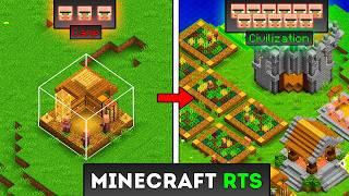 RTS in Minecraft - AI Villagers Civilization (Reign of Nether)