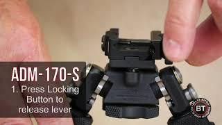 How to Adjust the ADM-170-S Quick Detach Lever on the Atlas Bipod