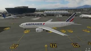 Boeing 777v2 | Takeoff from Nice(LFMN) | X-Plane 12