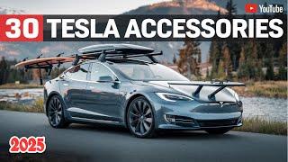 Top 30 Tesla Accessories That Will BLOW YOUR MIND in 2025!