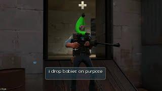 Green Banana Sniper Hits a Sick Mid-Air Headshot, Does The Gangnam Style, Dies | Team Fortress 2