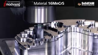 iMachining 3D - Brillen Modell fräsen - 16MnCr5