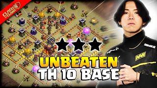 Th10 war base with link/unbeaten base (Clash of Clans)