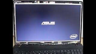 ASUS X552L / X551 / X550  Laptop Screen Replacement Procedure. How to change the notebook screen.