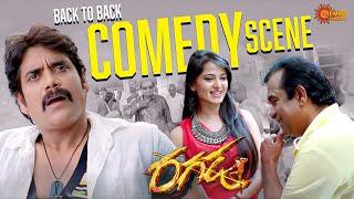 Back to Back Comedy Scenes | Ragada | Nagarjuna | Anushka| Brahmanandam | Telugu Comedy scene