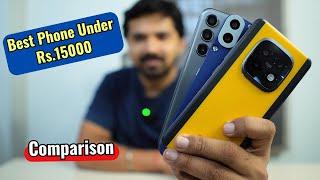 Best Smartphone Under Rs.15000 - Comparison Between Narzo 70 Turbo, Galaxy M35 & cmf Phone 1