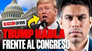 DONALD TRUMP HABLA ANTE EL CONGRESO DE EE.UU: REACCIÓN EN VIVO