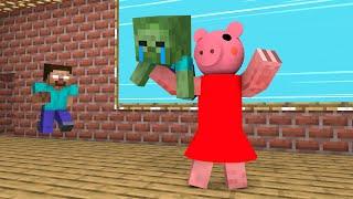 Rescue Baby Zombie from Piggy - Funny Minecraft Animation