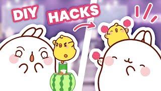 Molang and Piu Piu's Craziest DIY HACKS: What's going on?! 