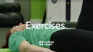 How To Lying Straight Leg Raise | Nuffield Health