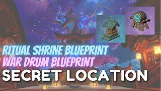 Ritual Shrine & War Drum Building Blueprint Location | Genshin Impact