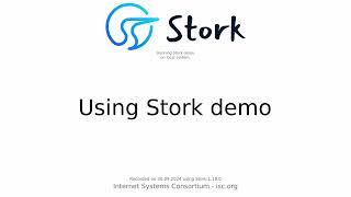 How to Install the Stork Demo package - video tutorial