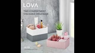LV 220 Two Compertment Stackable Organizer - Kat Kat Bölmeli Organizer