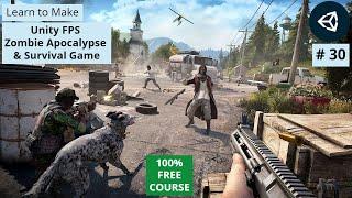 Unity Zombie Wave System | Unity Sniper Game | FPS Zombie Apocalypse Survival Game Development