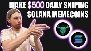 HOW I MAKE $1000's EVERY DAY SNIPING MEMECOINS ON SOLANA