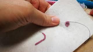 Broderie perlée 2 - Techniques de Nathalie Bertin