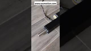 sim motion actuator test for racing gaming flight simulator with simtools  simhub  www.sasmotion.com