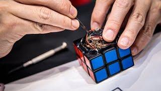 Self-Solving Rubik's Cube Robot!