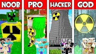 Minecraft NOOB vs PRO vs HACKER vs GOD: FAMILY NUCLEAR STATION in Minecraft Animation