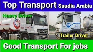 Driver Jobs In Saudi Arabia || Top Transport For jobs