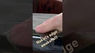 Coastal calm meets Nakiri’s edge!!! #Keepcalm and #WabiSabi