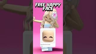 FREE HAPPY FACE!  #roblox #freeitems #robux