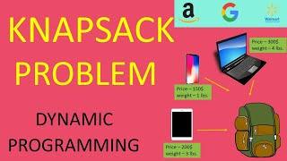 01 Knapsack Problem | Amazon Coding Interview | Dynamic programming | EP5