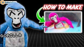 How To Make Gorilla Tag Blender Thumbnails in 2024