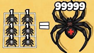 ЭВОЛЮЦИЯ ПРОКАЧКИ ПАУКА, МАКСИМАЛЬНЫЙ УРОВЕНЬ! | Spider Evolution 3D